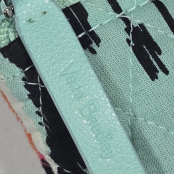 Vera Bradley Crossbody Bag Boho Teal Multicolor Quilted Purse - Picture 6 of 8